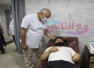 الزملوط يتفقد العيادات الطبية بمركز الدكتور حسن حلمى