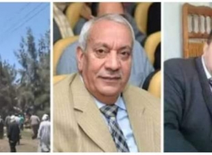 اهالي قريه الفقهاء يشيعون جثماني حامد عبده ونجله 