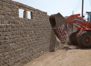 إزالة 127حالة لتعديات على أملاك الدولة والأراضي الزراعية بكفر الشيخ