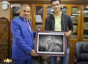 محمد أبو النضر..الرسم أصدق تعبير عن المشاعر