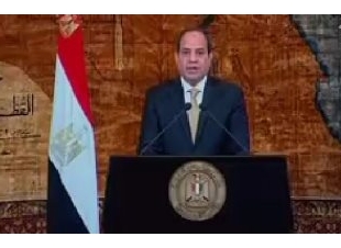 السيسي في ذكرى 25 يناير: مستمرون في الحرب على 