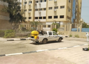 رئيس جامعة الفيوم.. تطهير وتعقيم مدن الطلبة الجامعية للمرة الرابعة على التوالي