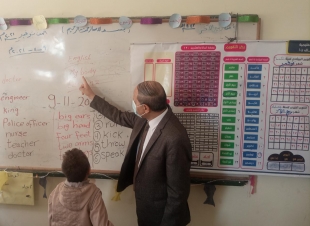 وكيل التعليم يتفقد المدارس مراحل رياض الأطفال بغرب كفر الشيخ