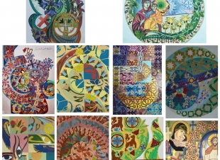 الإبداعات مستمرة بجامعة حلوان طلاب التربية الفنية يُقدمون نظم زخرفية من التراث