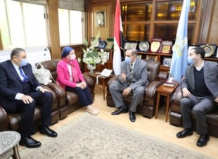 دكتورة ياسمين فؤاد فى زيارة تفقدية لمحافظة كفر الشيخِِ