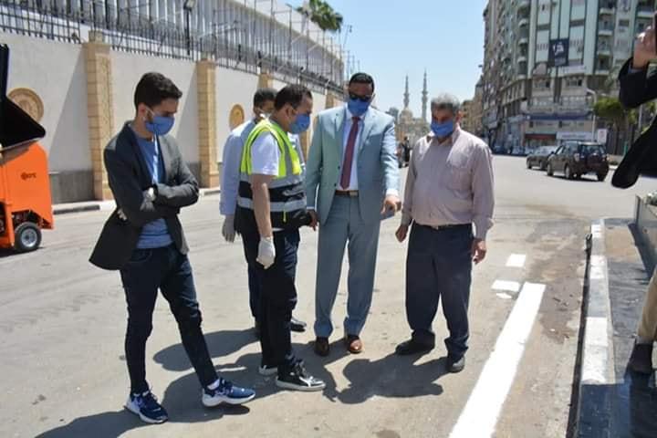 وصول أول ماكينه تخطيط شوارع وطرق بالدقهلية