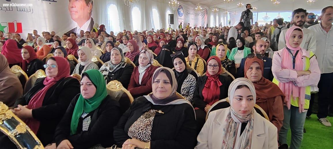 مؤتمر حاشد لأمانة حزب مستقبل وطن بكفر الشيخ بحضور الآلاف  لدعم وتأييد الرئيس السيسي
