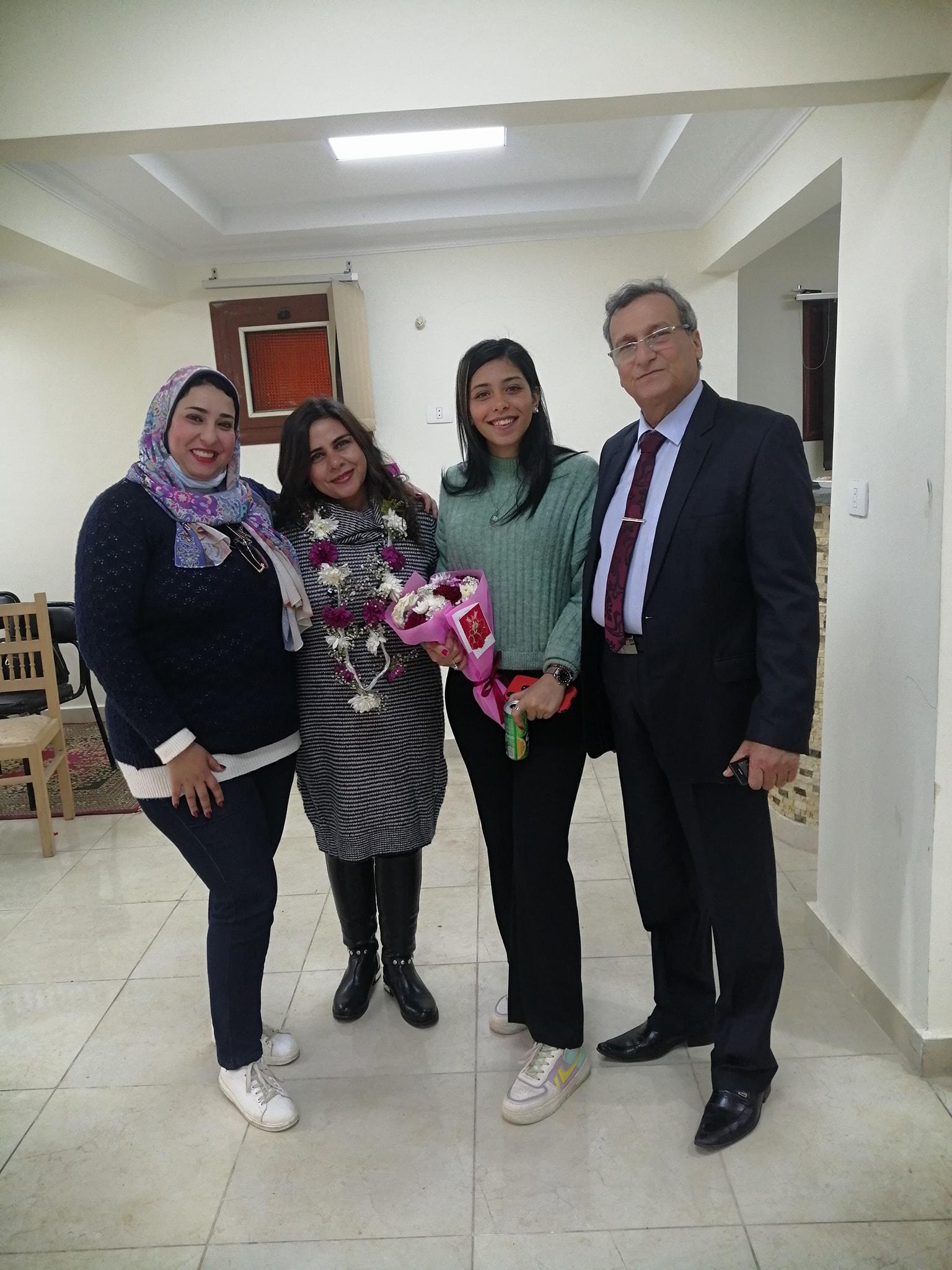 الأطباء البيطريين بكفرالشيخ تكرم الأم والطبيب المثالى