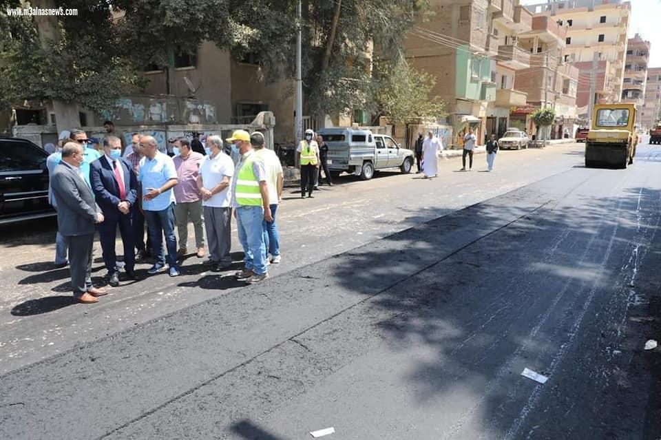 محافظ المنوفية يتفقد مشروعات مبادرة حياة كريمة بالشهداء