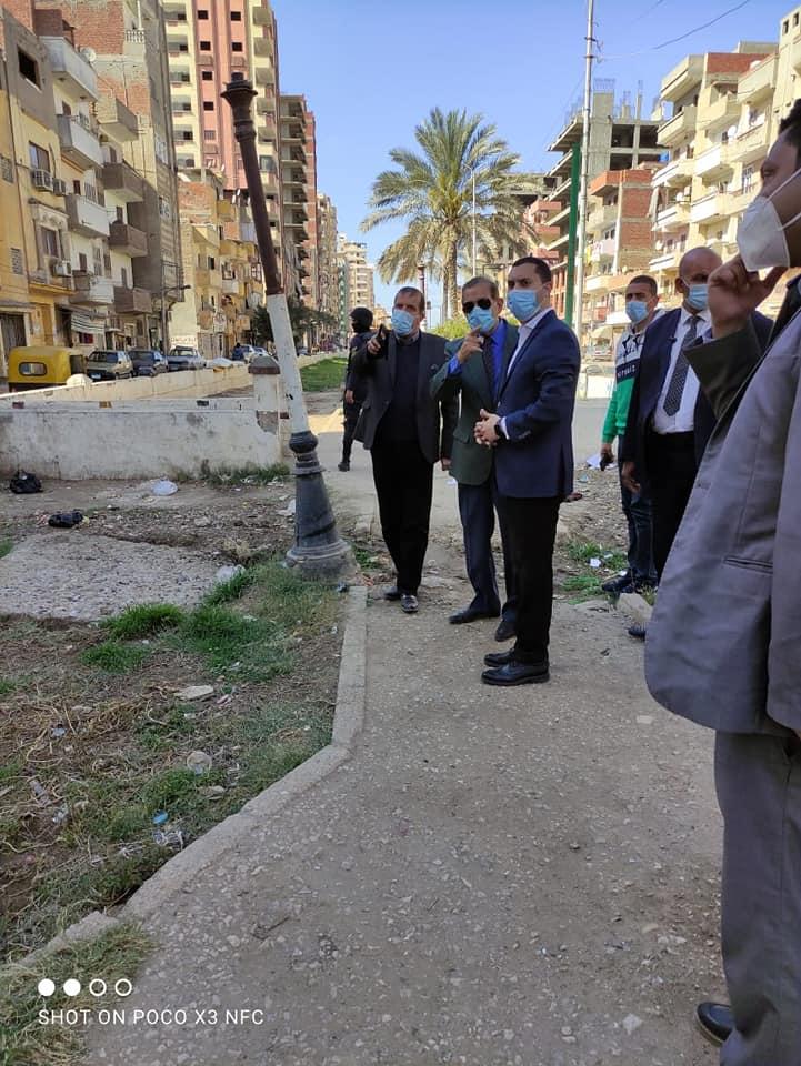 محافظ كفر الشيخ يتفقد غرب المدينة