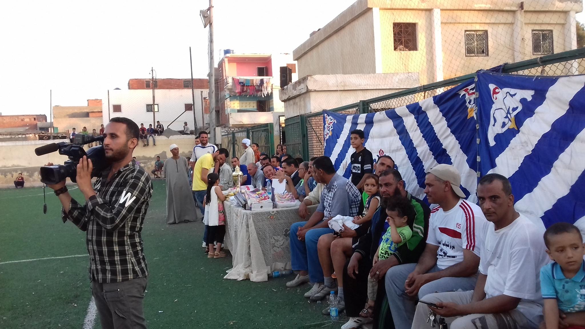 بالصور| النائب إبراهيم القصاص يشهد نهائى دورة المعمورة الرياضية بكفر الشيخ