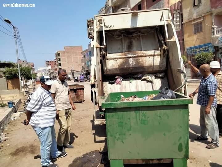 رئيس مركز ومدينة الحامول يتابع استمرار حملات رفع الاشغالات بشوارع المدينة