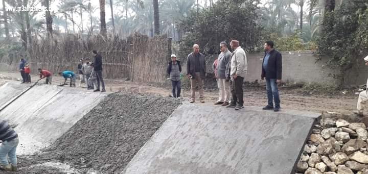 حملات نظافة وتركيب الطوب البوبيه بفوه وتبطين الترع بمطوبس