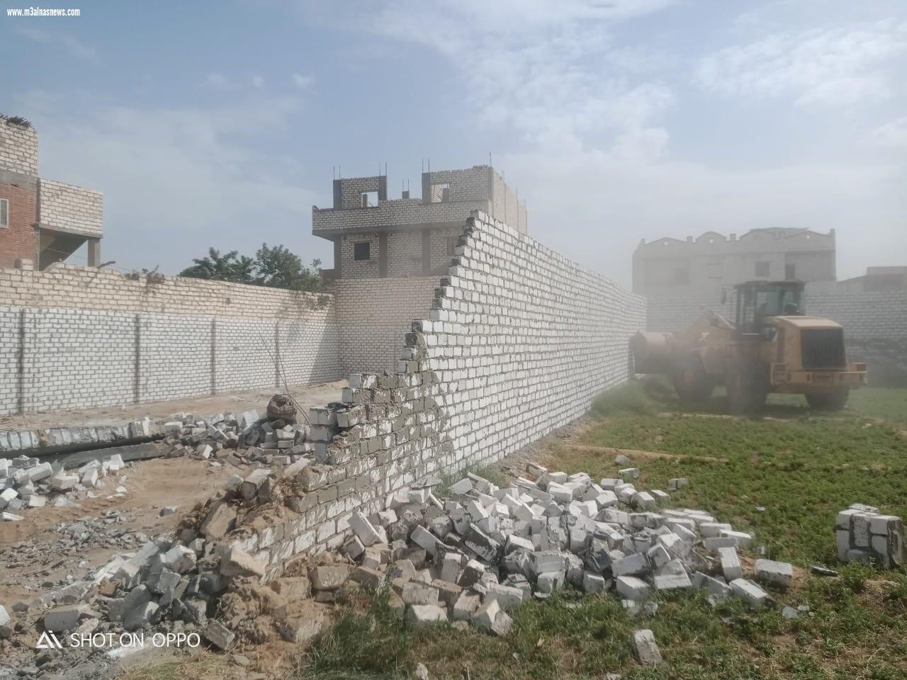محافظ أسيوط: إزالات فورية لـ 19 حالة تعدي على أراضي زراعية وخطوط تنظيم بالشارع العام بالقوصية
