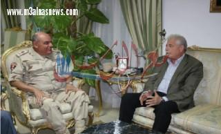 فودة يناقش خطة تأمين جنوب سيناء مع قائد حرس الحدود