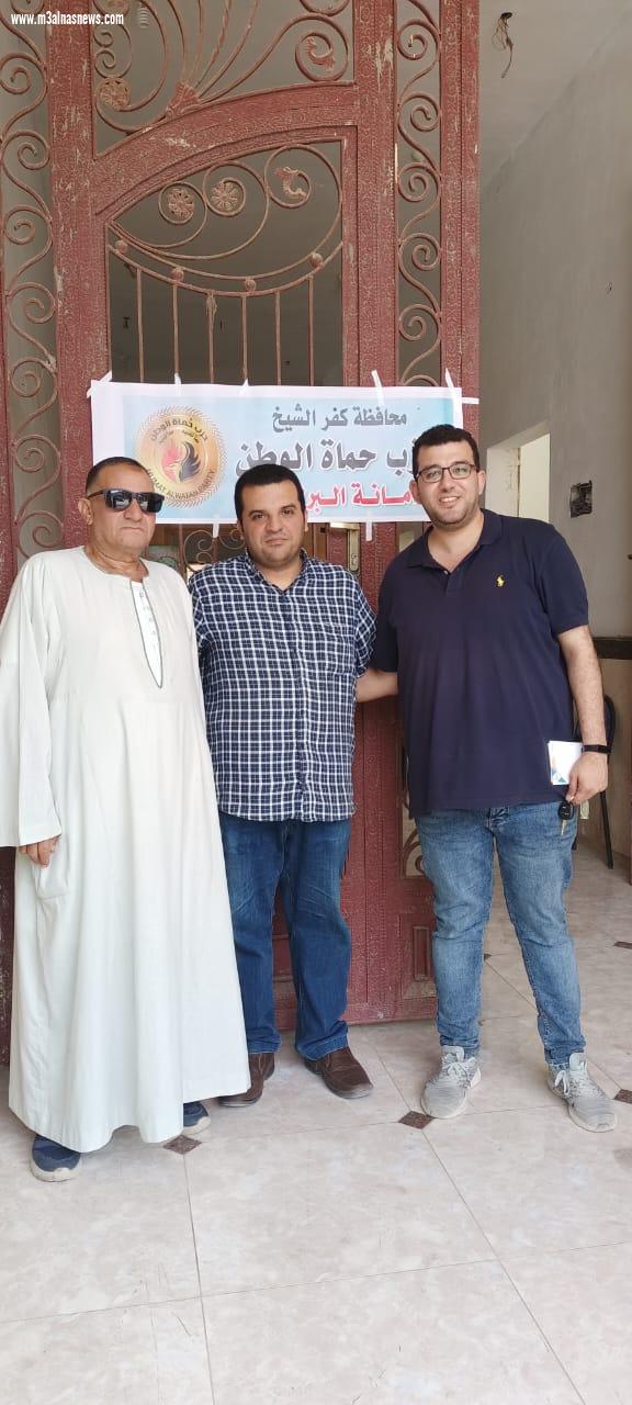 حزب حماة وطن ببلطيم ينظم قافله طبيه بقرية الحماد