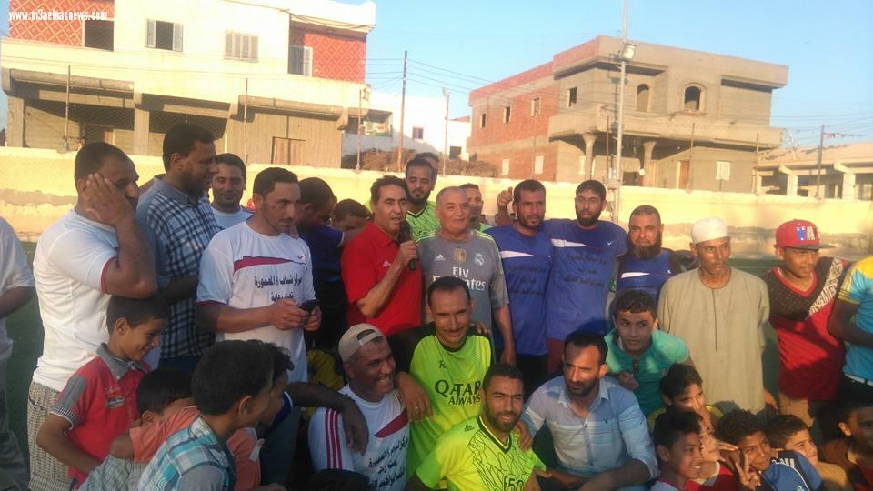بالصور| النائب إبراهيم القصاص يشهد نهائى دورة المعمورة الرياضية بكفر الشيخ