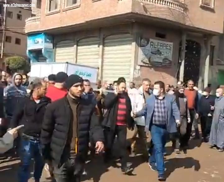 تشييع جثمان على حسن عضو مجلس الشعب الأسبق عن دائرة الحامول والبرلس بكفرالشيخ