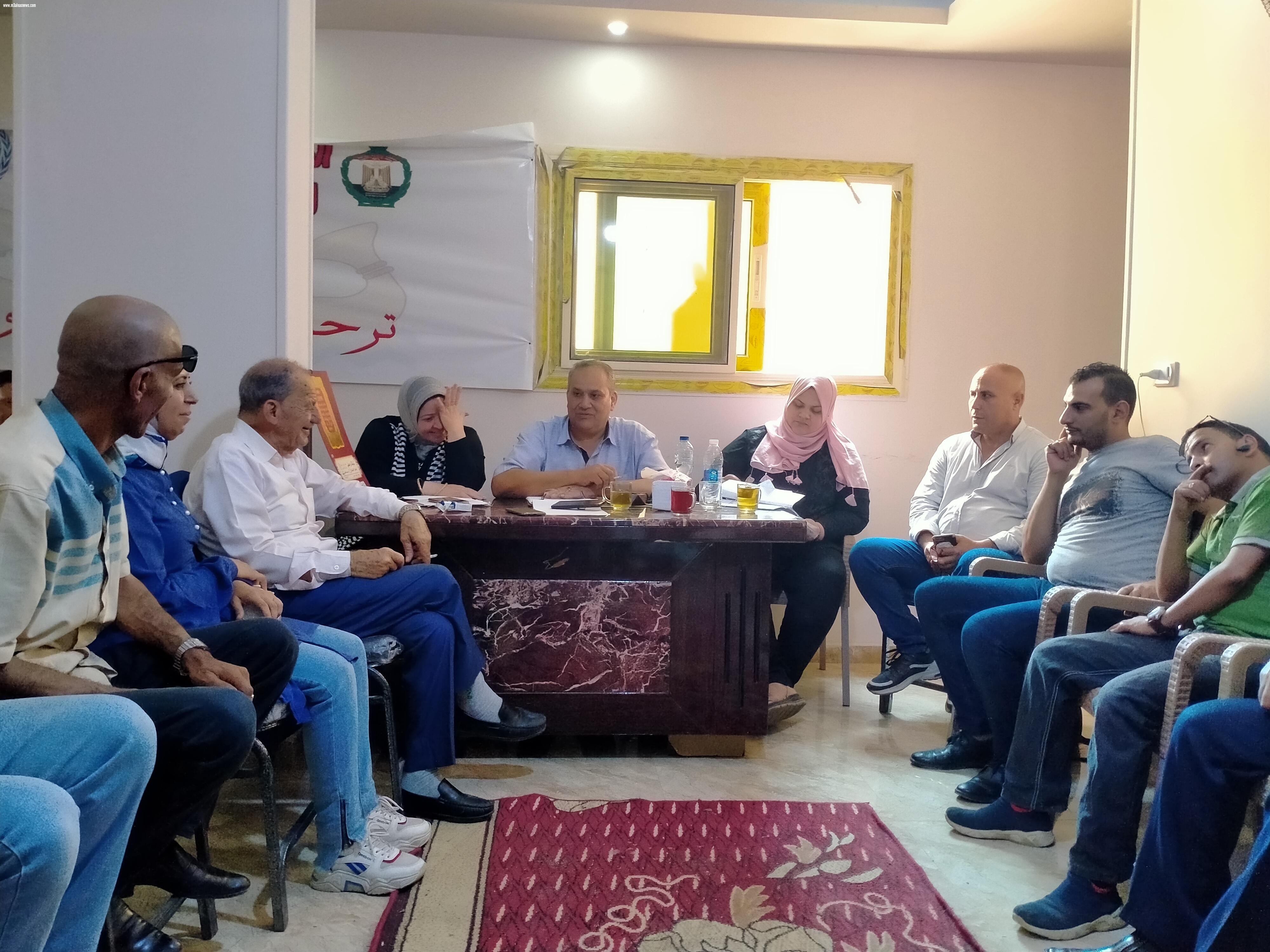 اجتماع المنظمة المصرية العربية لحقوق الإنسان بكفرالشيخ