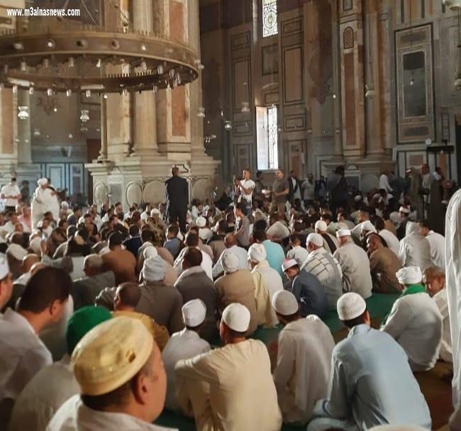 تكريم الشريف والقصبى وجمعة فى الحضرة الجامعة بمسجد الرفاعى