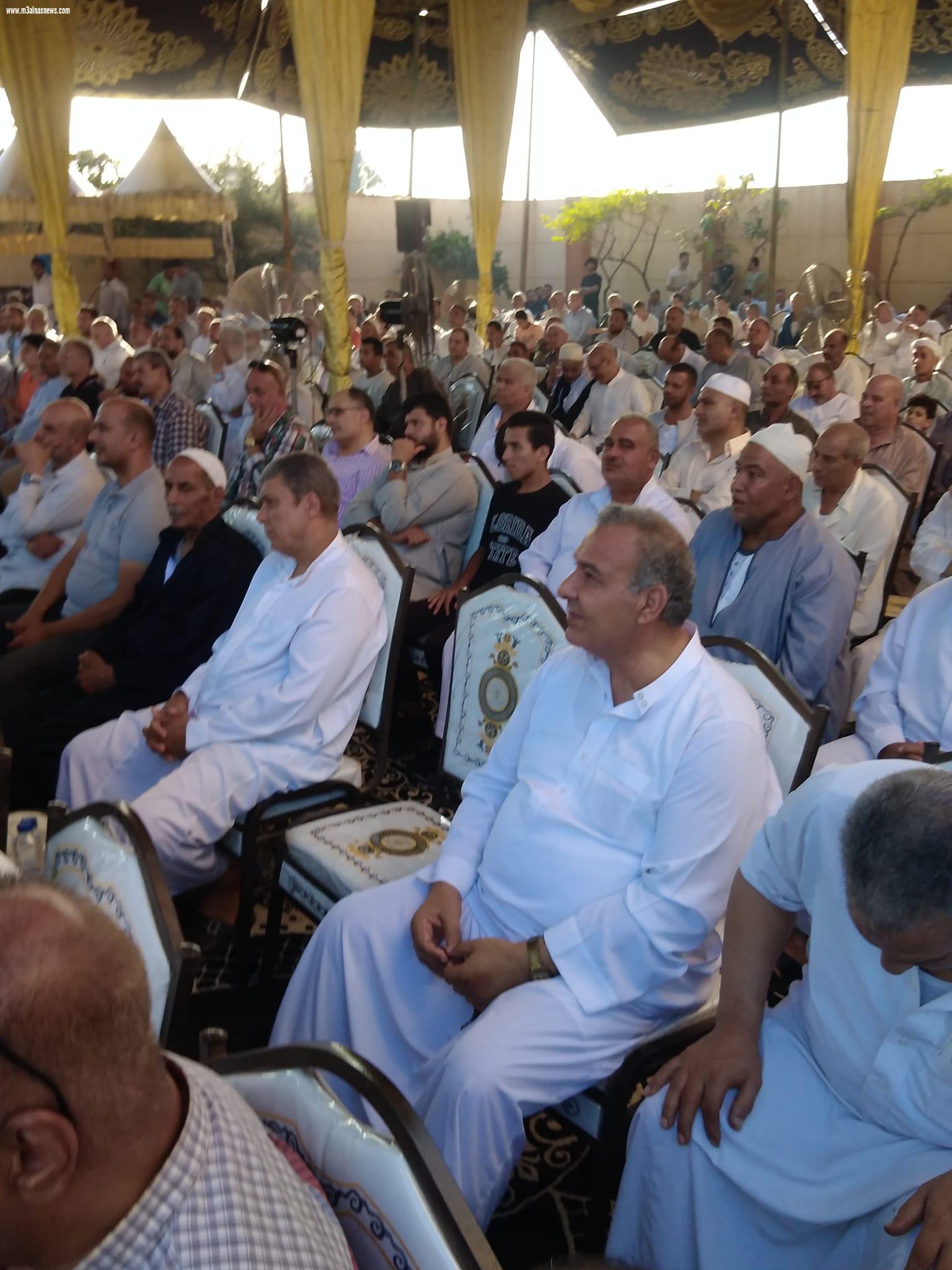 تظاهرة شعبية من أهالى مركز الحامول للمطالبة بترشح اللواء أسعد الزكير لمجلس النواب