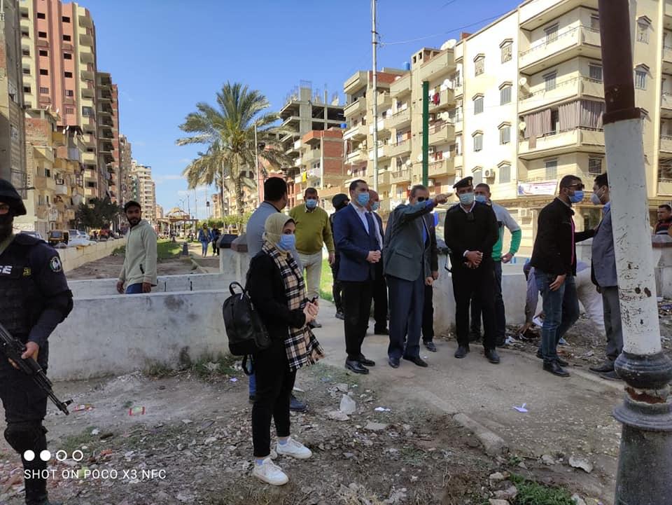 محافظ كفر الشيخ يتفقد غرب المدينة