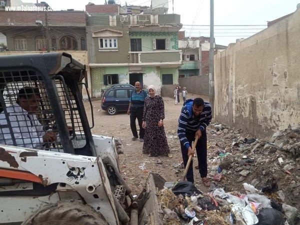 تكثيف جهود جهاز النظافة بقرى دسوق