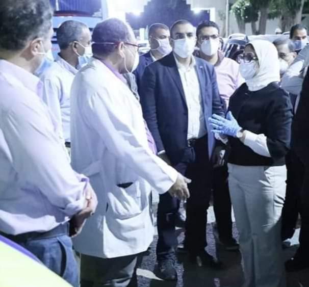 في إطار متابعة خطة الوزارة لمواجهة فيروس كورونا المستجد..