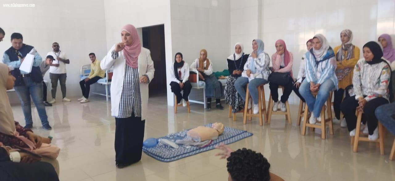 دورة تدريبية عن الإسعافات الأولية لفريق الجوالة بجامعة كفر الشيخ