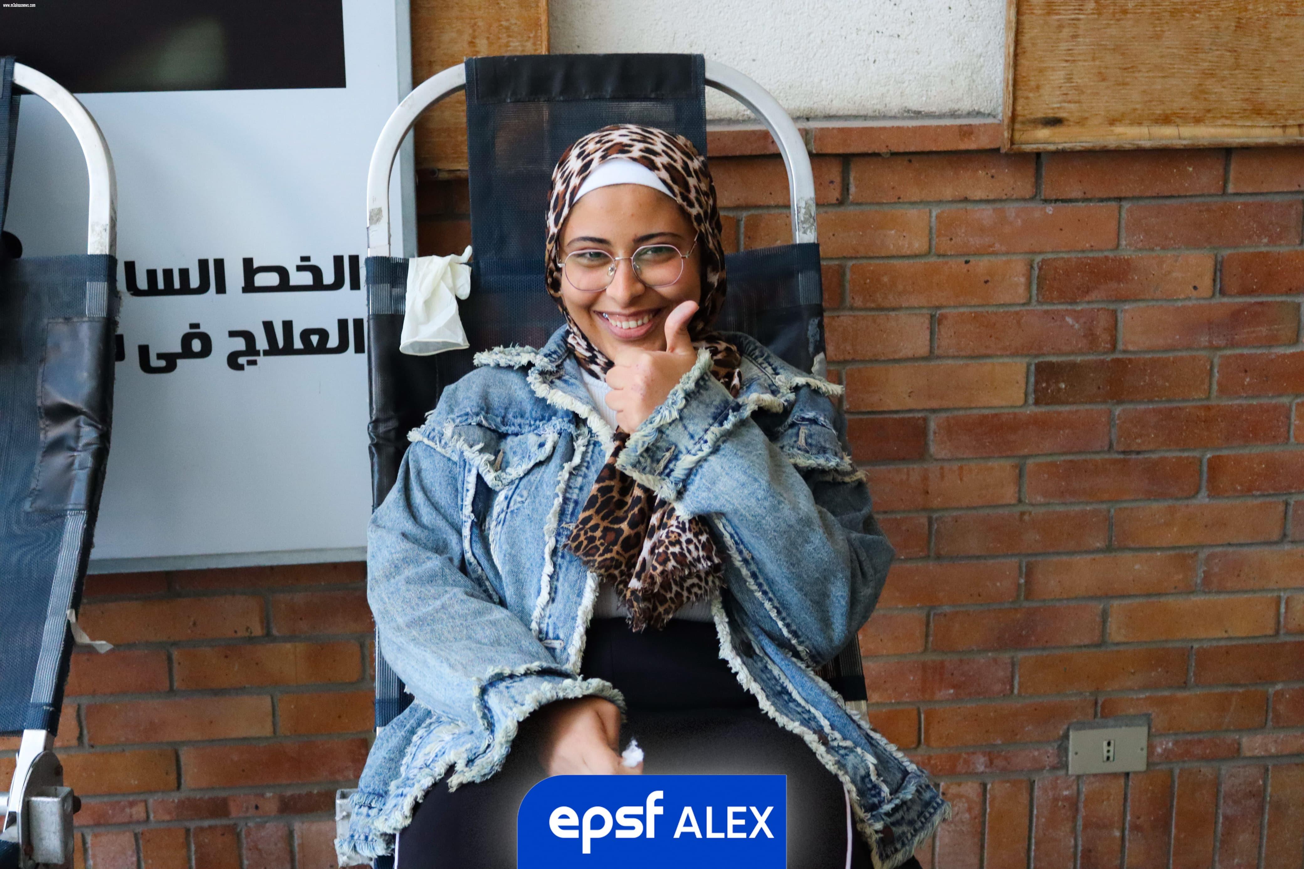 الاتحاد المصري لطلاب صيدلة الإسكندرية يطلق حملة التبرع بالدم تحت شعار ... أنا متبرع دائم