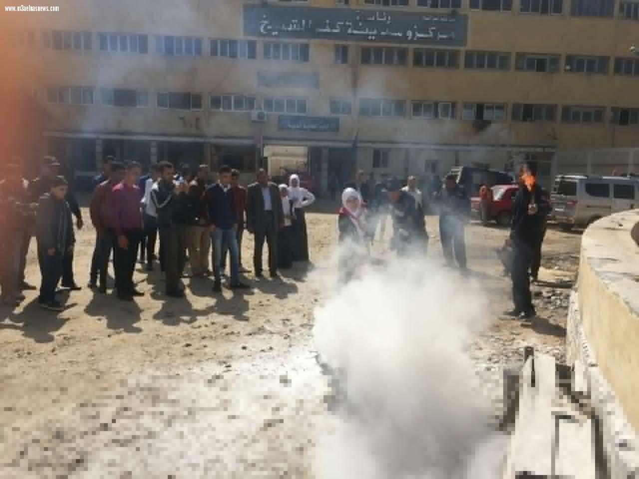 الحماية المدنية بكفر الشيخ تحتفل بيومها العالمى 