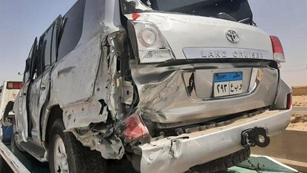 تعرف على ملابسات انقلاب سيارة وزير الشباب والرياضة