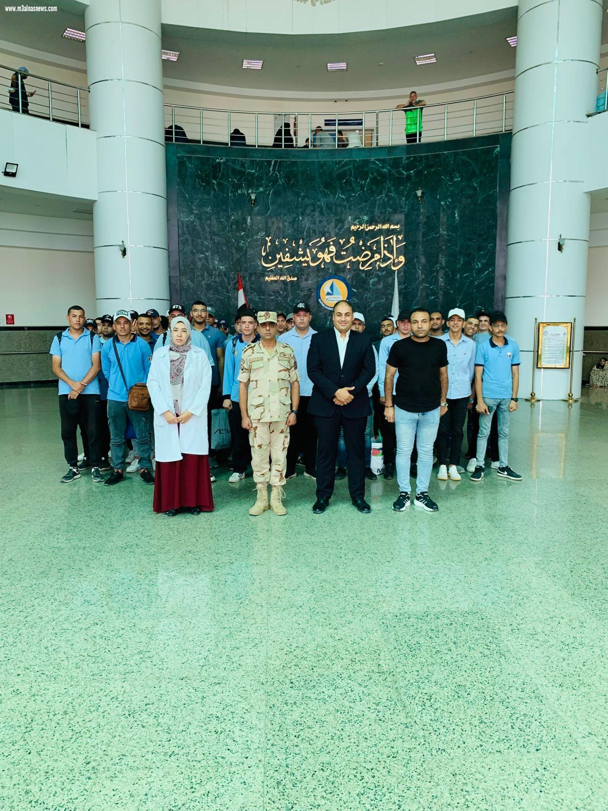 طلاب التربية العسكرية بجامعة كفر الشيخ يتبرعون بالدم لمستشفي كفر الشيخ الجامعي