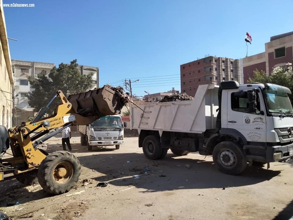 رفع 2056 طن مخلفات وحملات نظافة مكثفة بمراكز ومدن كفر الشيخ