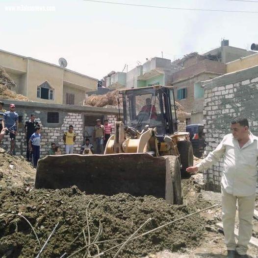 متابعة جهود الوحدة المحلية لمركز ومدينة حوش عيسى بالبحيرة