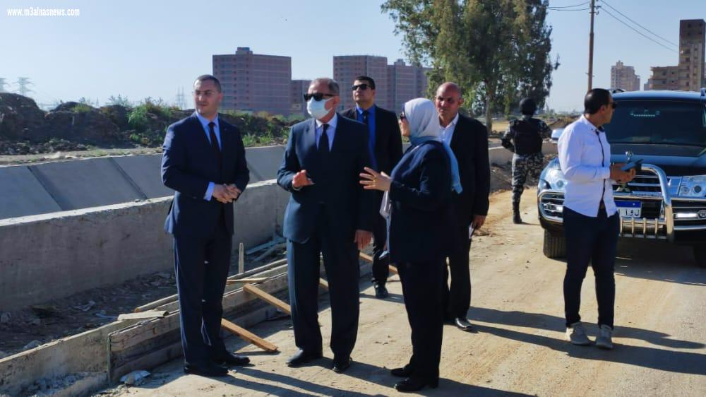 محافظ كفر الشيخ يتفقد أعمال التبطين وتوسعة الشوارع بغرب العاصمة