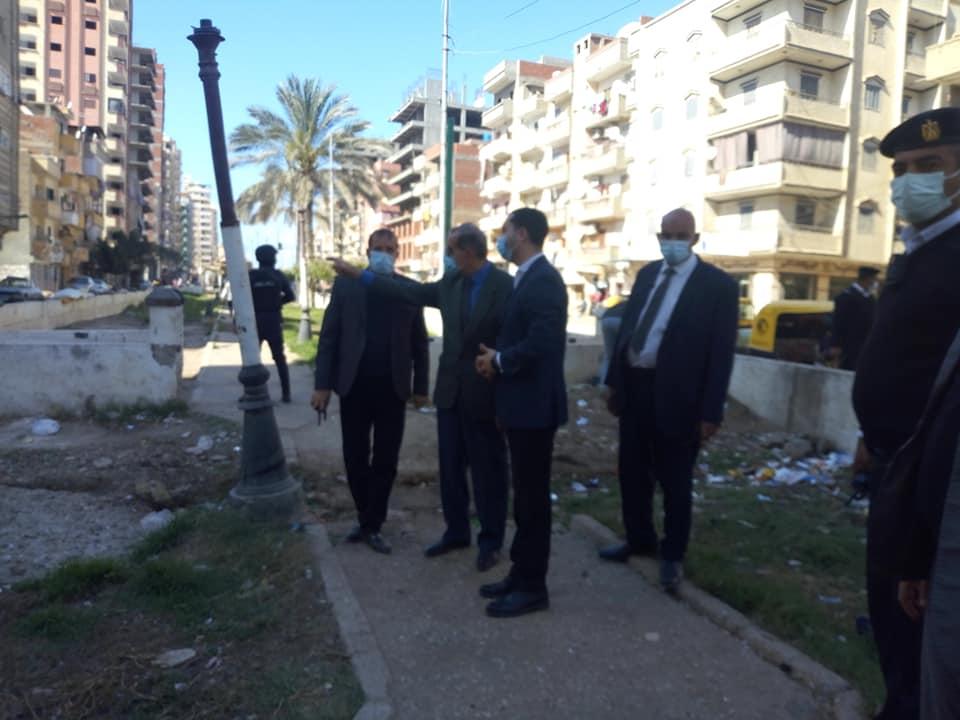 محافظ كفر الشيخ يتفقد غرب المدينة