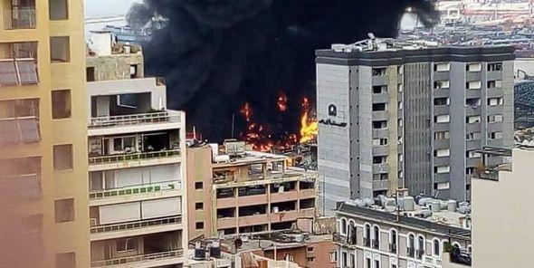 فرق من الدفاع المدني اللبناني ومروحيات من الجيش للسيطرة على حريق