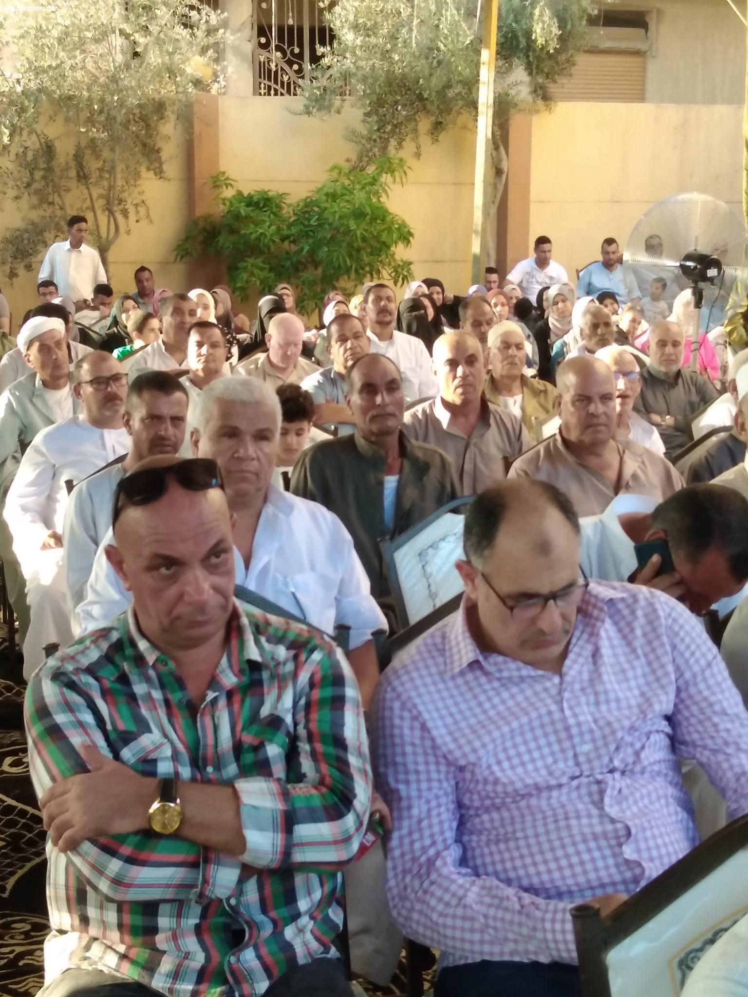تظاهرة شعبية من أهالى مركز الحامول للمطالبة بترشح اللواء أسعد الزكير لمجلس النواب