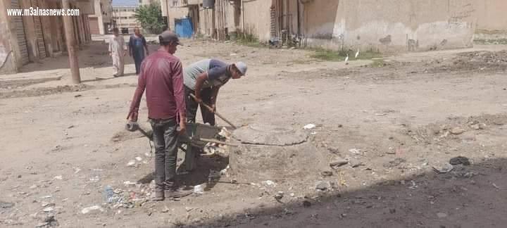 استمرار حملات النظافه والتجميل بمدينة بلطيم بكفر الشيخ