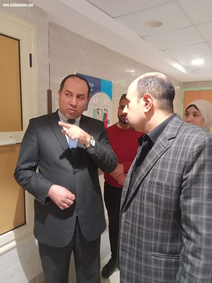 وكيل صحة كفر الشيخ يتفقد مستشفى بلطيم التخصصى