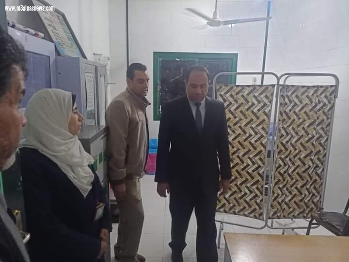 وكيل صحة كفر الشيخ يتفقد مستشفى بلطيم التخصصى