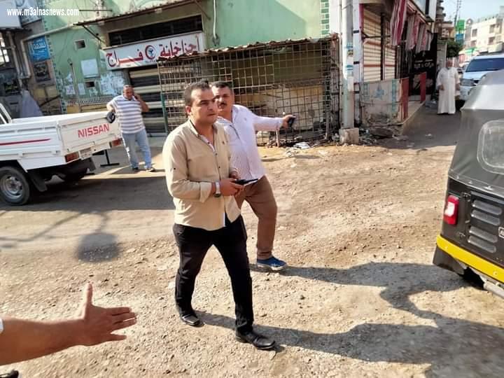 رئيس مركز ومدينة الحامول يتابع استمرار حملات رفع الاشغالات بشوارع المدينة