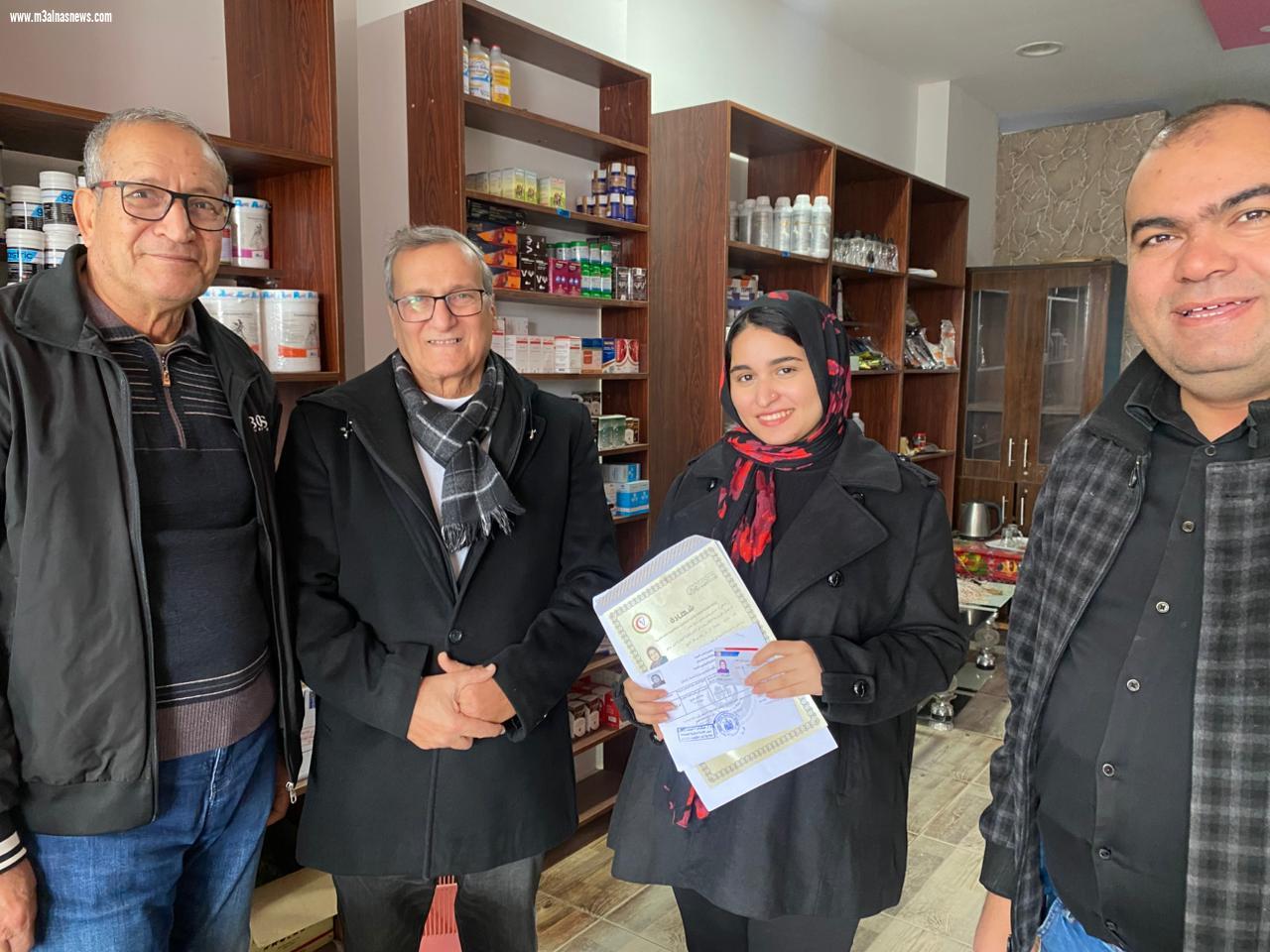 اصغر طبيبة بنقابة البيطرين بكفر الشيخ .. دكتورة ضحي خضر