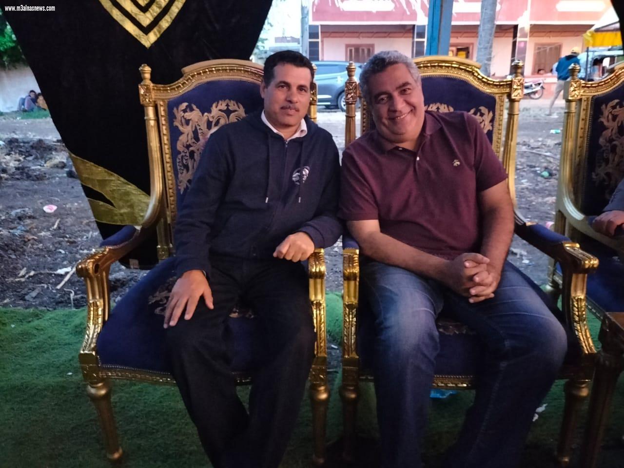 قيادات أمنية وإعلامية ورياضية يشاركون اللواء مسعد أبوسكين مدير أمن قنا زفاف نجله.. صور