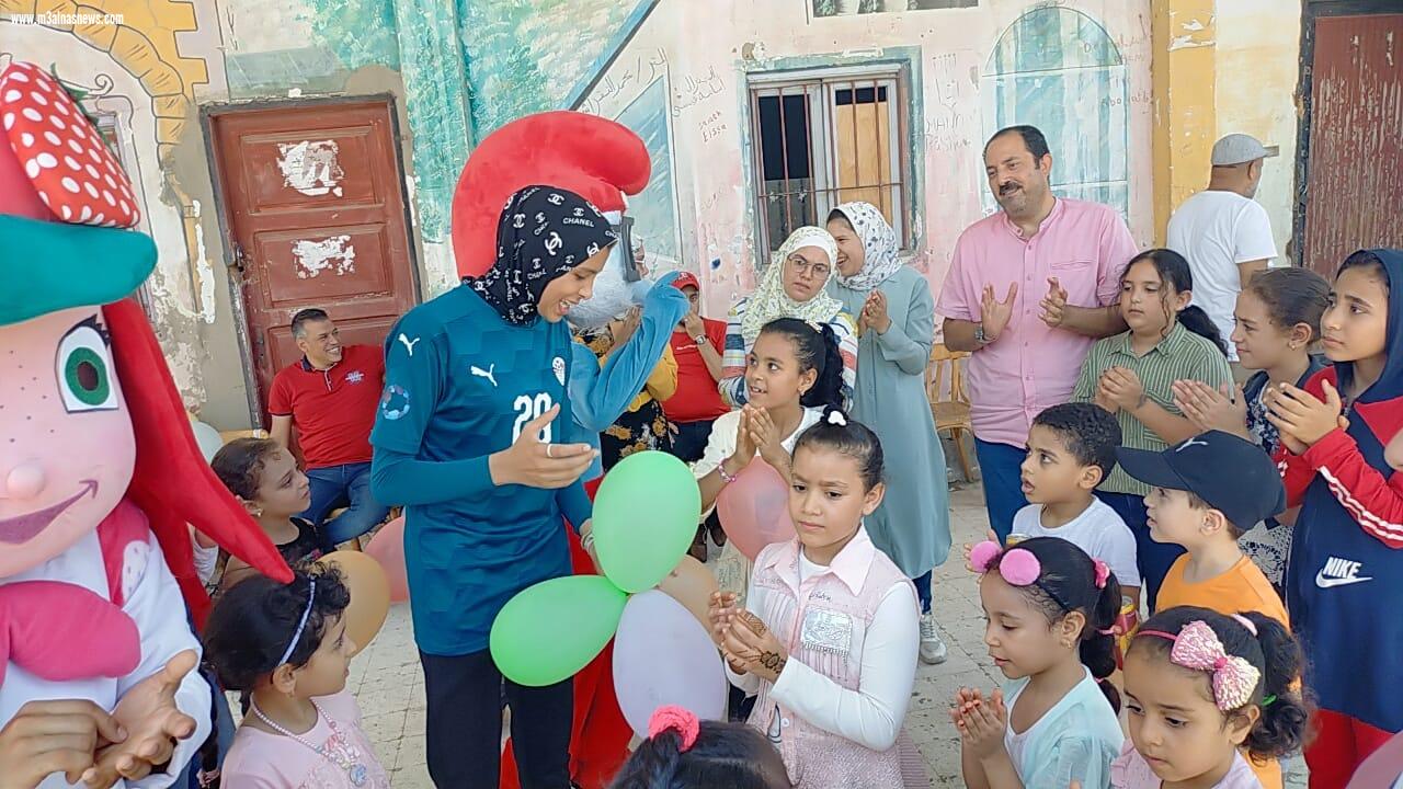  قادرون باختلاف والأطفال يشاركون في فعاليات البرامج والترفيه تحت مبادرة العيد احلى بكفر الشيخ 