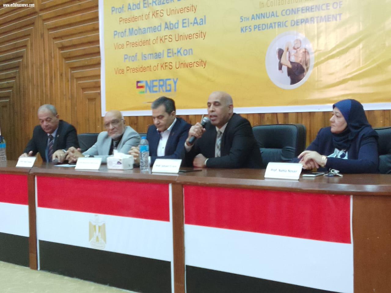 بحضور كوكبة من العلماء والأطباء.. انطلاق فعاليات المؤتمر السابع لطب الأطفال بكفرالشيخ