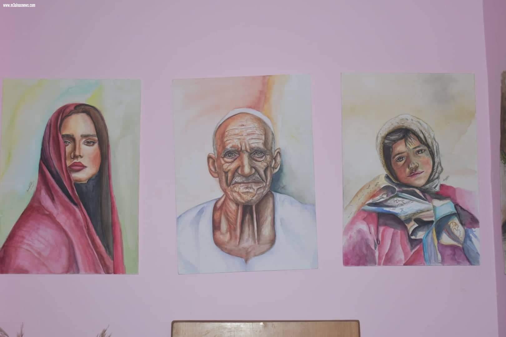 احمد عبدالغنى .. ابن محافظة كفر الشيخ ... موهبة فذه فى رسم النحت
