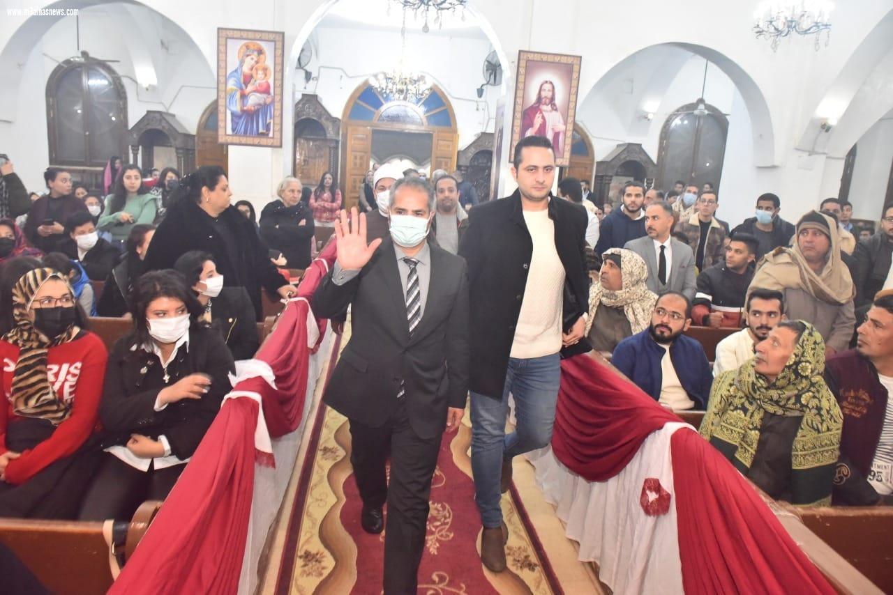 بحضور القيادات التنفيذية والدينية نائب محافظ أسيوط يزور ايبارشيات منفلوط والدير المحرق والقوصية والانجيلية الأولى للتهنئة بعيد الميلاد المجيد