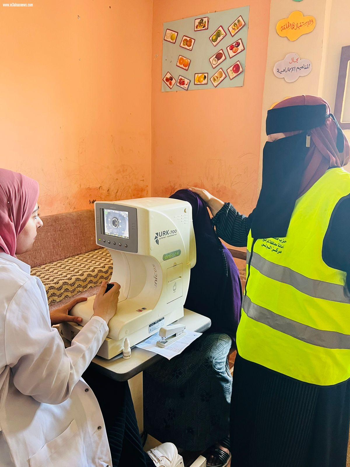 مستقبل وطن بكفرالشيخ ينظم قافلة طبية لمرضى العيون فى قرية الشهابية بالبرلس